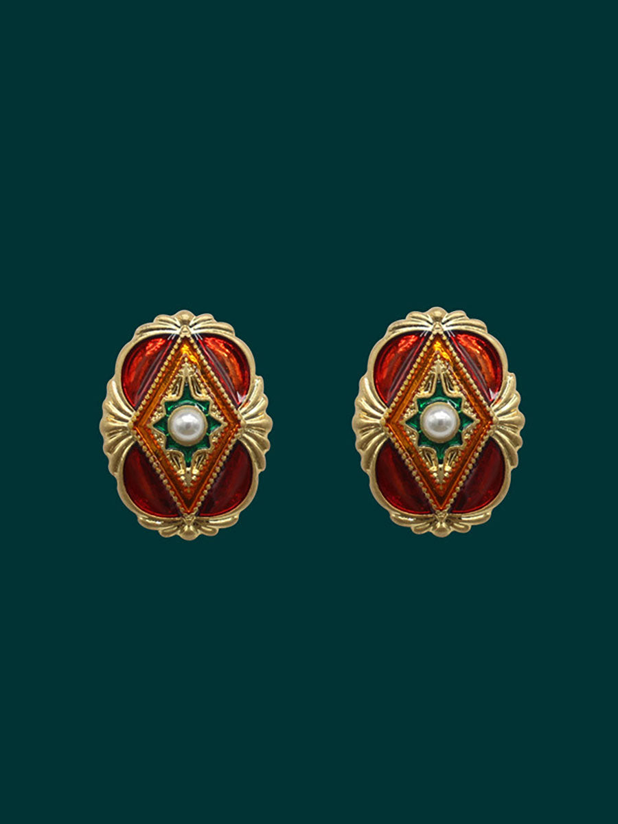 Vintage Women Retro Alloy Earrings