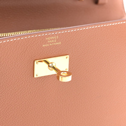 Evercolor Kelly Wallet To Go Gold