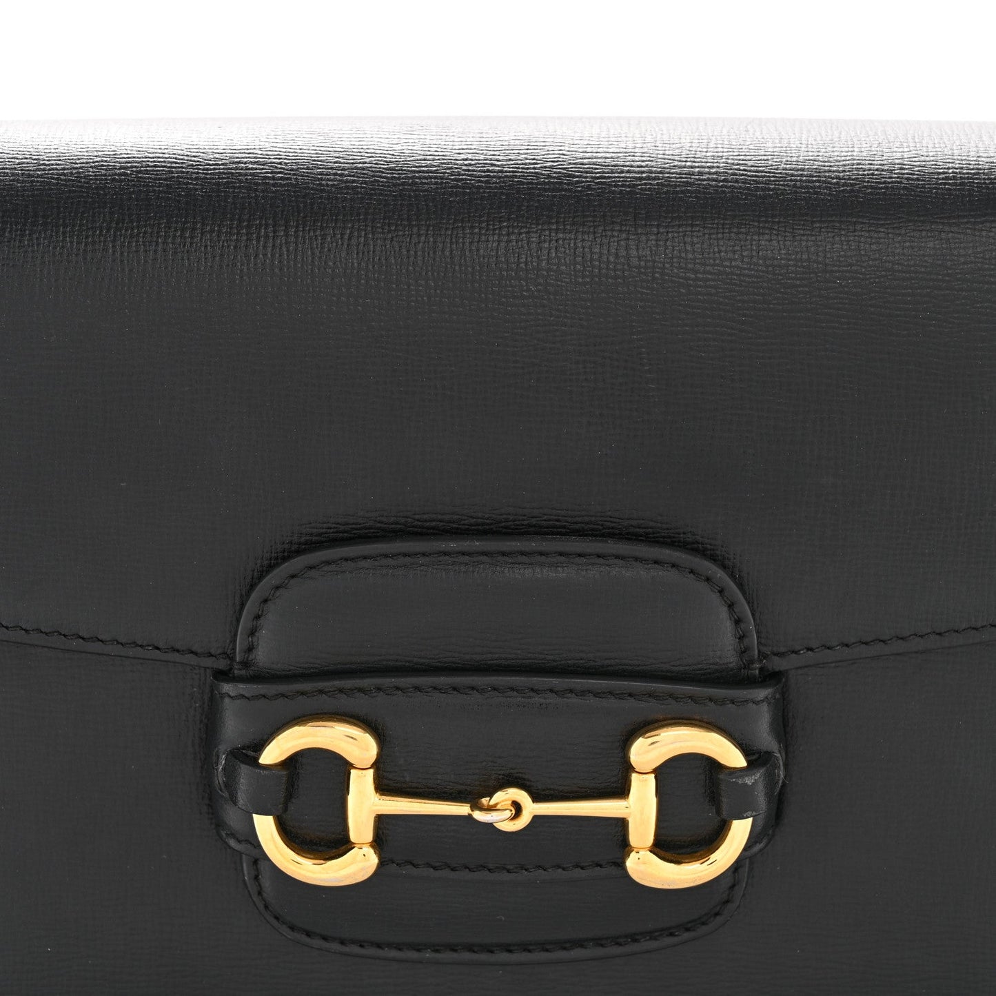 Azalea Calfskin Horsebit 1955 Shoulder Bag Black