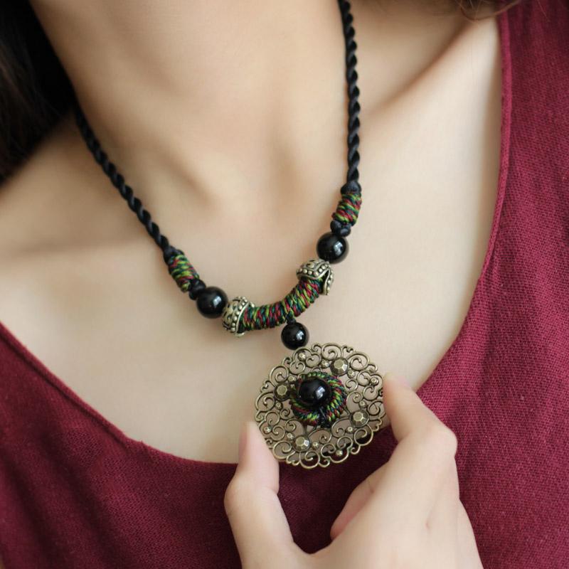 Retro Chain Accessories Ethnic Style Necklace