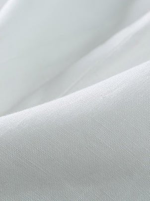 Loose Linen High Waist Solid Straight Trousers