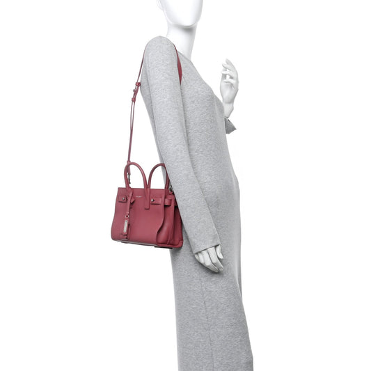 Grained Calfskin Nano Sac De Jour Souple Mystic Rose
