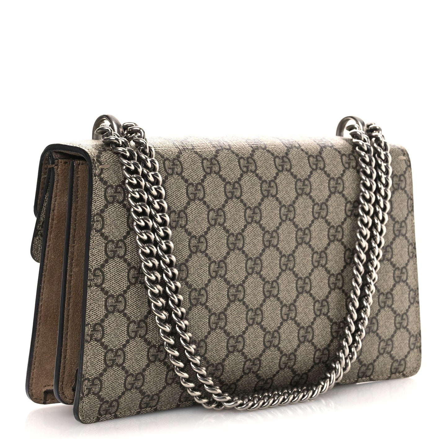 GG Supreme Monogram Small Dionysus Shoulder Bag Taupe