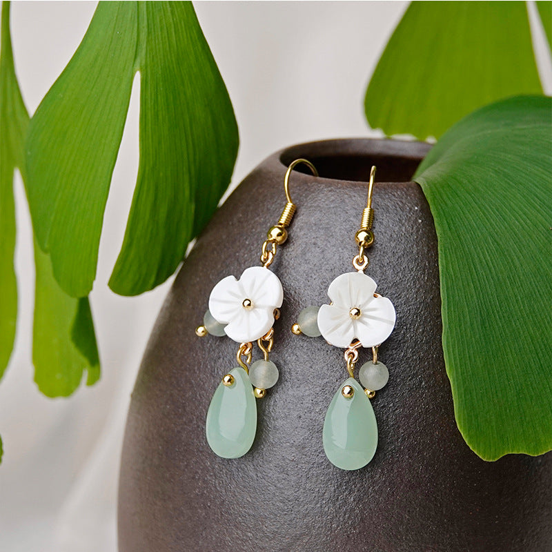 Temperament Retro Earrings Forest Simple Tassel Earrings