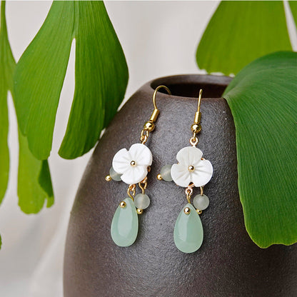 Temperament Retro Earrings Forest Simple Tassel Earrings