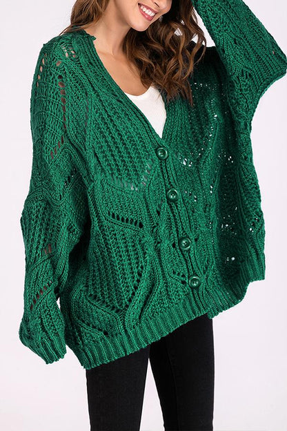 Solid Color V Neck Sweater