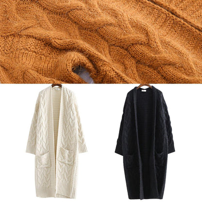 For  burgundy oversize fall pockets knit sweat tops