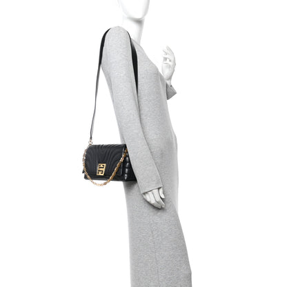 Soft Calfskin 4G Quilted Small Shoulder Bag Black