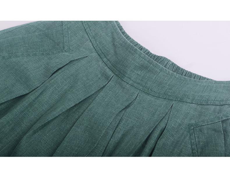 Cozy Linen Flower Skirt