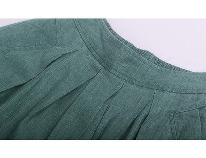 Cozy Linen Flower Skirt