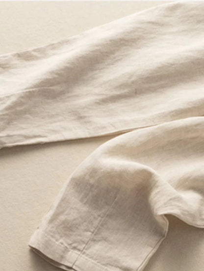 Pure Color Casual Linen Harem Pants