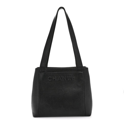 Caviar Shoulder Bag Black