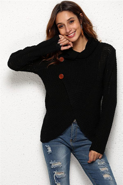 Just For You Sweater Cardigan - Blue