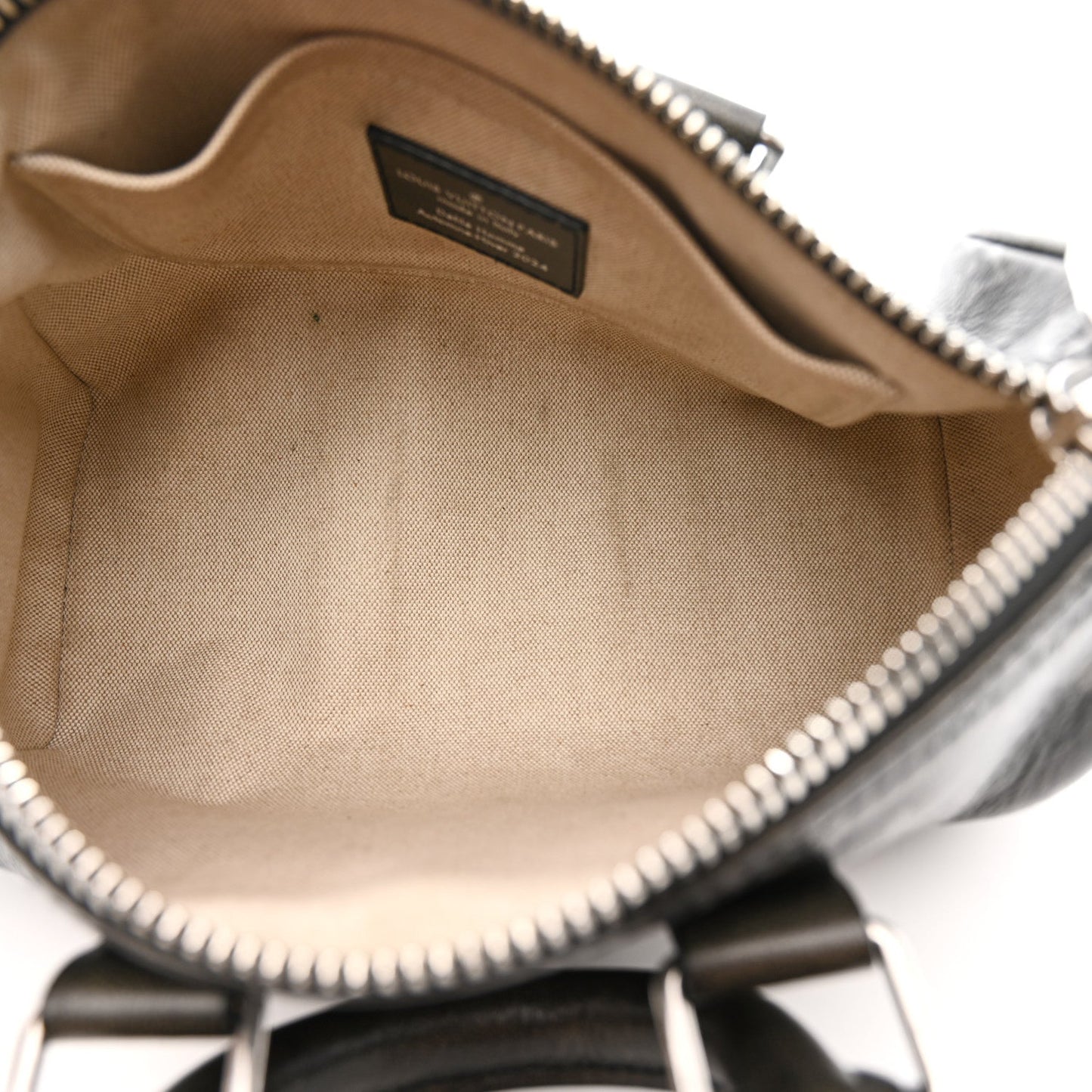 Brushed Monogram Eclipse Keepall Bandouliere 25