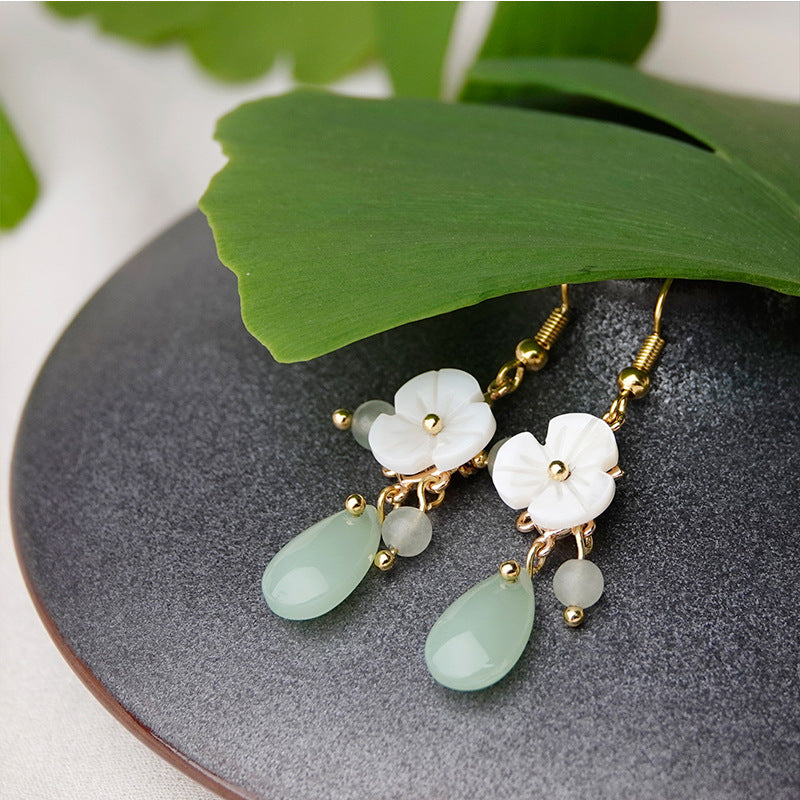 Temperament Retro Earrings Forest Simple Tassel Earrings