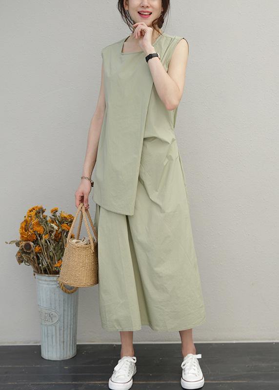 Loose red cotton Long Shirts o neck asymmetric Maxi summer Dress