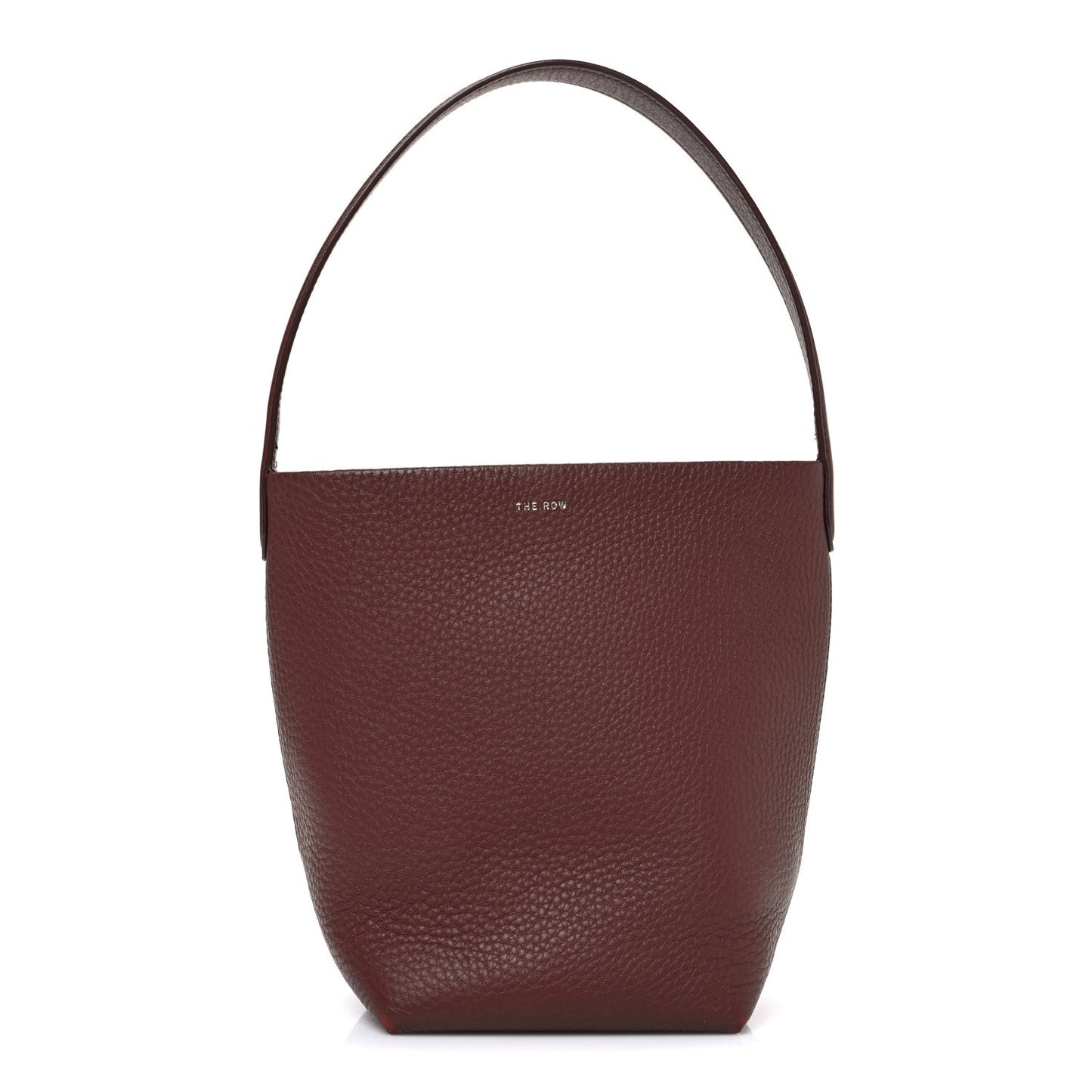 Grained Calfskin Small N/S Park Tote Burnt Wood