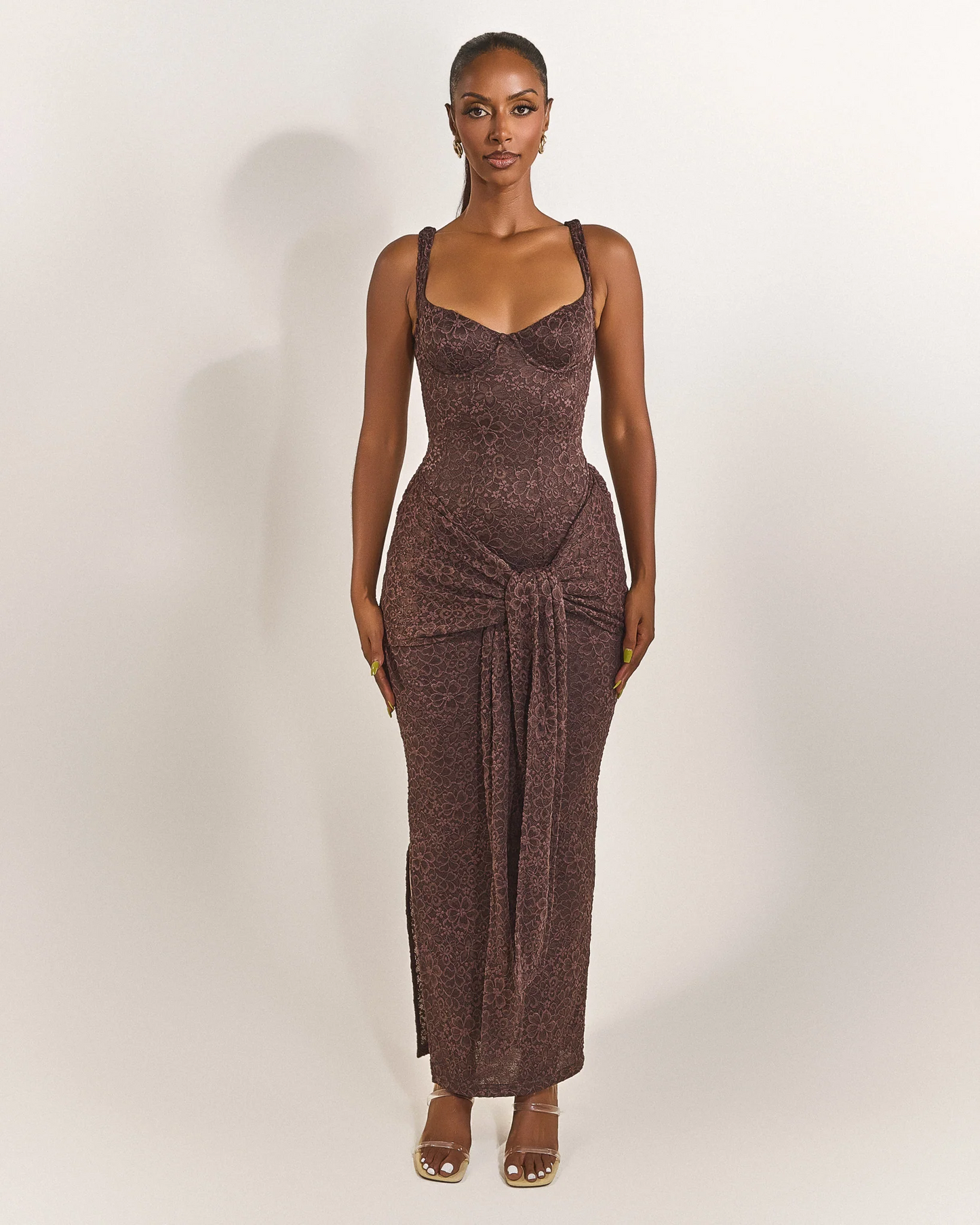 Sexy Strappy Low-Cut Sheath Dress