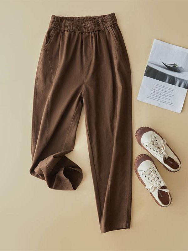 Ladies Loose High Waist Casual Harem Pants