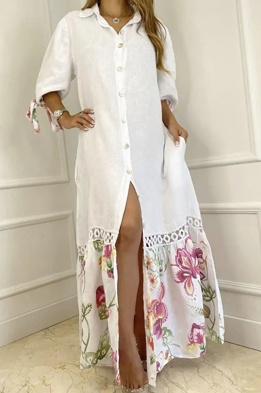Floral Print Maxi Dress