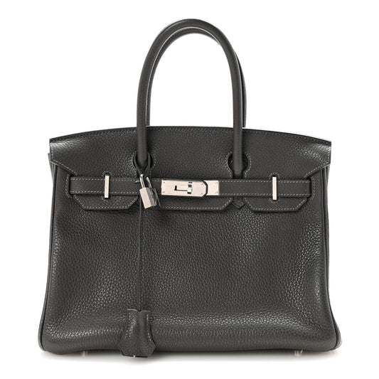 Taurillon Clemence Birkin 30 Graphite