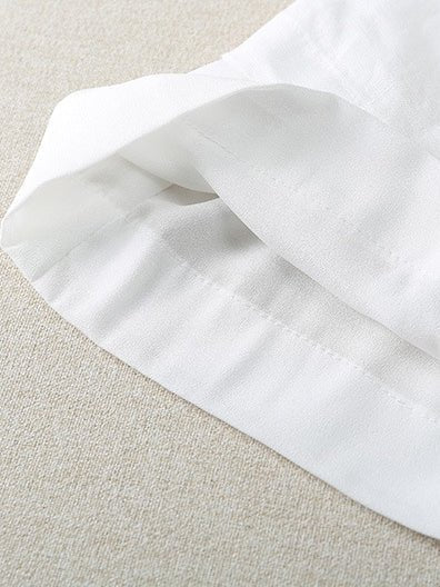 Loose Linen High Waist Solid Straight Trousers