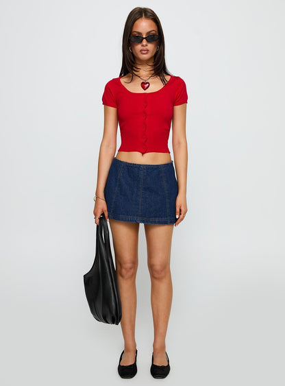 Lemoni Skort Denim Blue