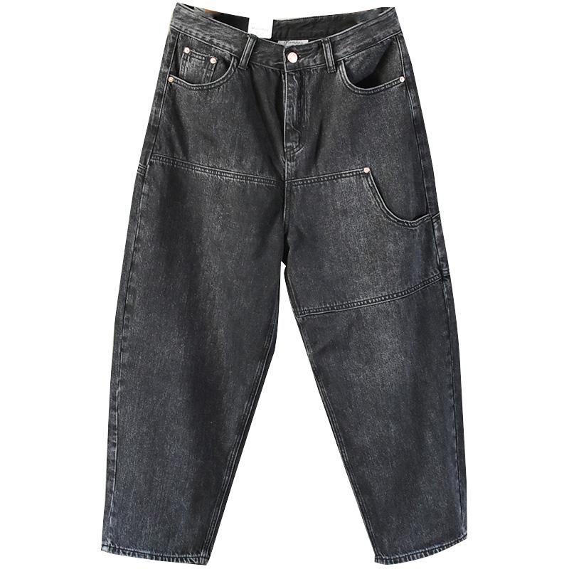 Casual Loose High Waist Denim Pants