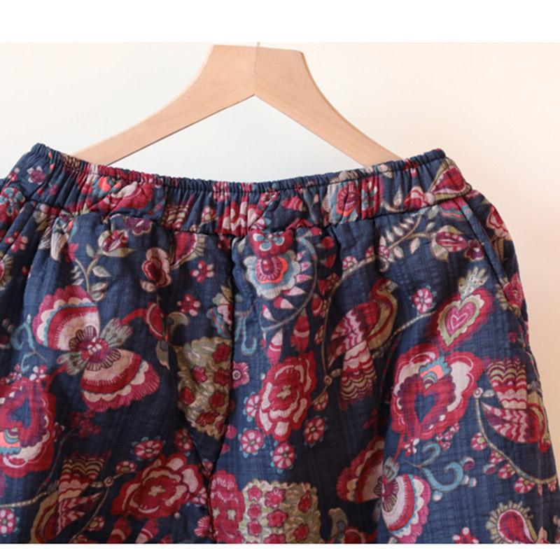 Vintage Printed Quilted Skirt