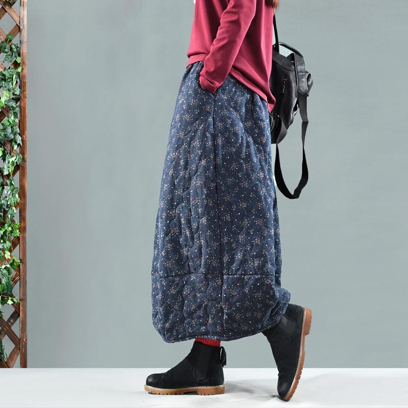 Vintage Floral Quilted Skirt