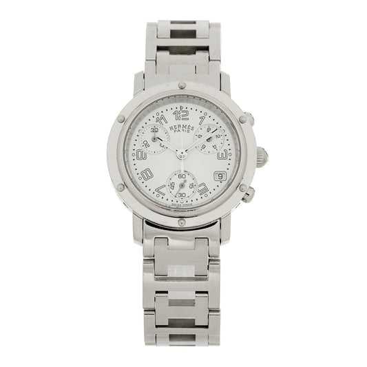 Stainless Steel 31mm Clipper Chronograph Quartz Watch