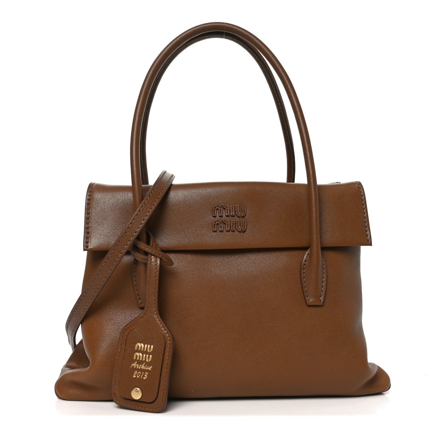 Nappa Solitaire Bag Legno