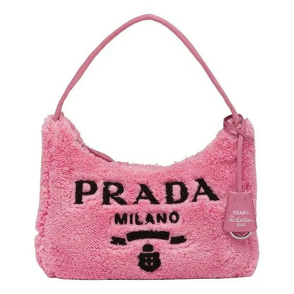 Prada Terry Cloth Mini Bag In Pink