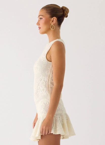 Adoria Mini Dress - Ivory