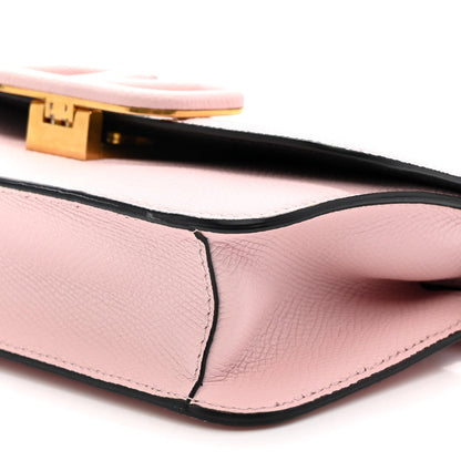 Grainy Calfskin VSling Belt Bag Rose Quartz