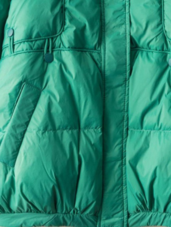 Lightweight And Loose Literary Vintage Short Version Down Jacket