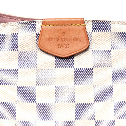 Damier Azur Graceful PM Rose Ballerine