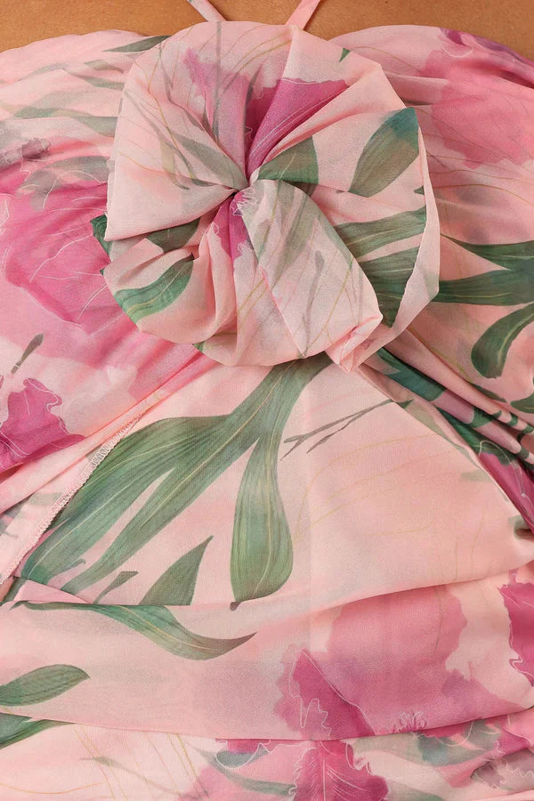 Zuri Rosette Mini Dress