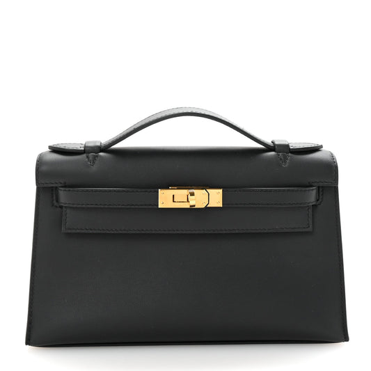 Swift Kelly Pochette Clutch Black
