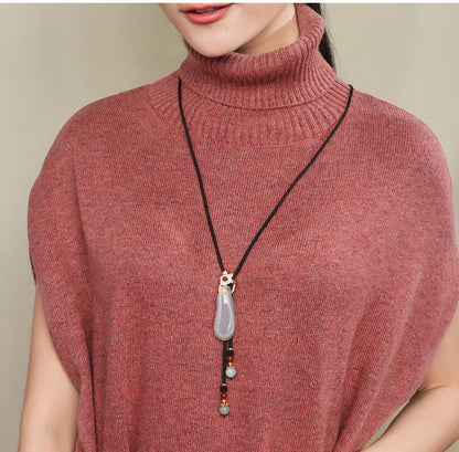 Retro Art Necklace