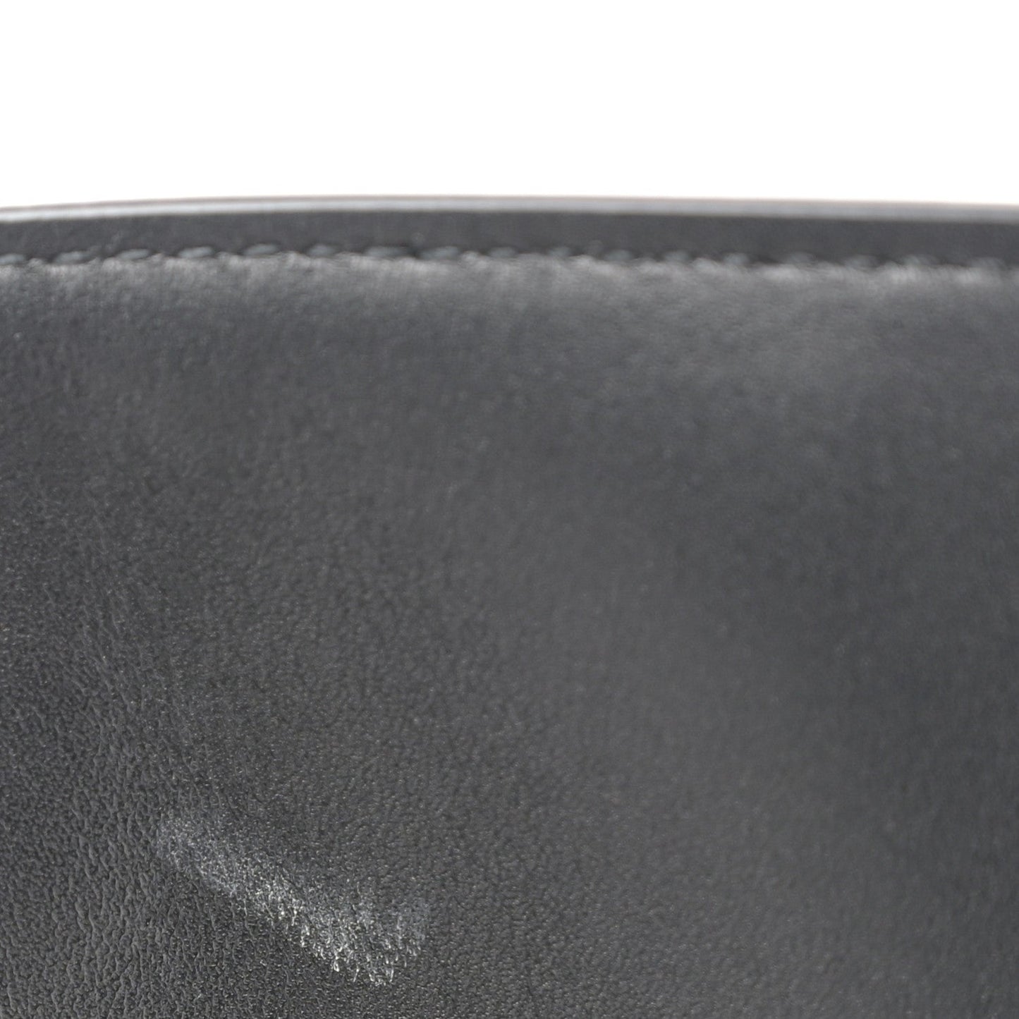 Smooth Calfskin Maxi Trapezoid Shopping Tote Black