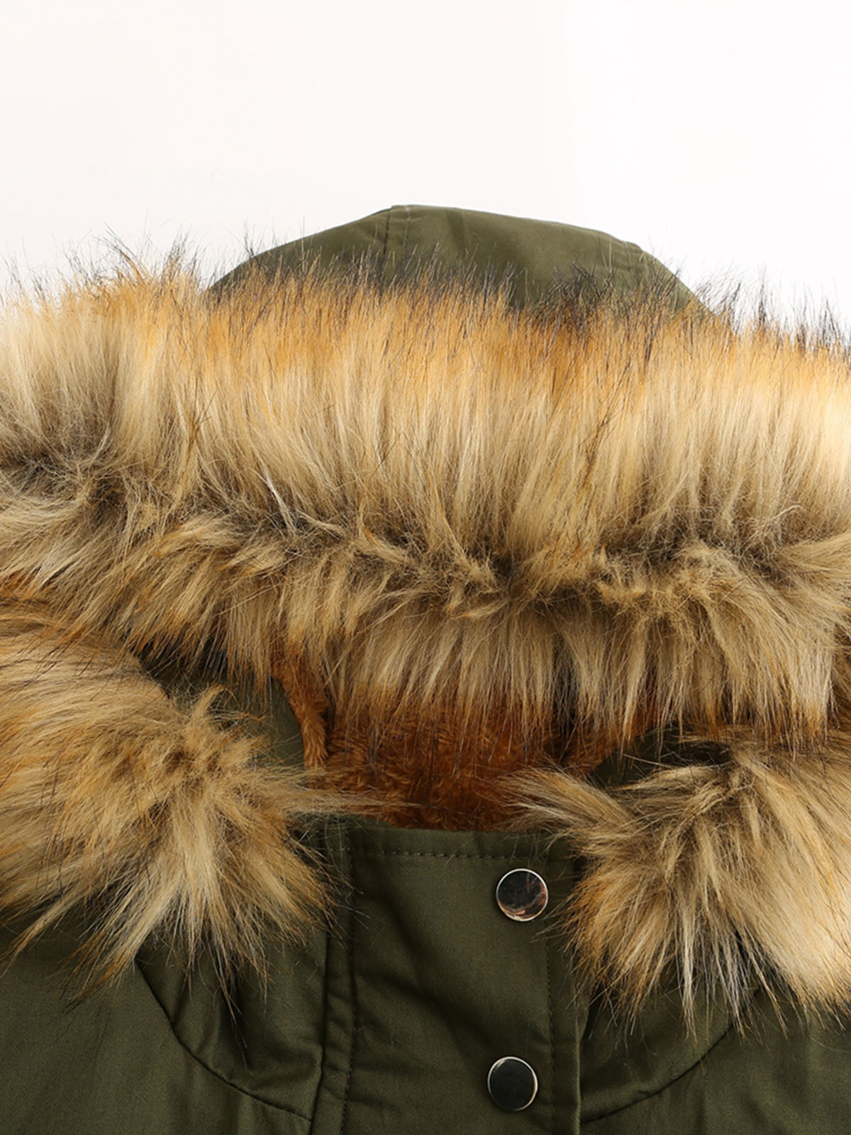 Women's Coat Street Daily Winter Plush Long Coat Solid Color Oversized Fur Warm Coat
