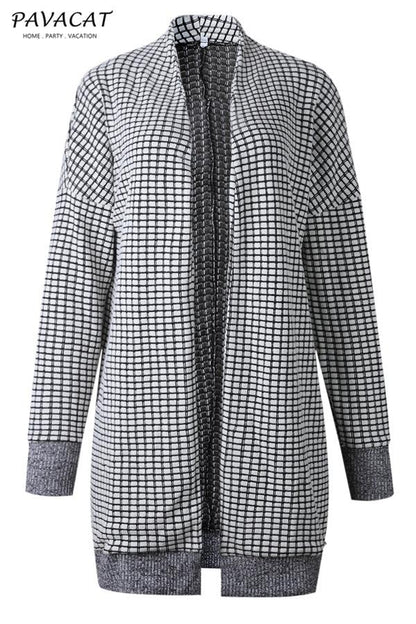 Cozy Swallow Gird Open Cardigan