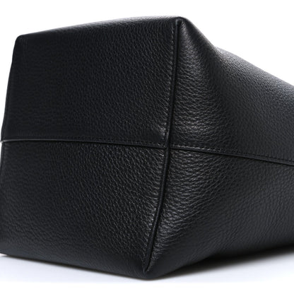Grained Calfskin Medium N/S Park Tote Black