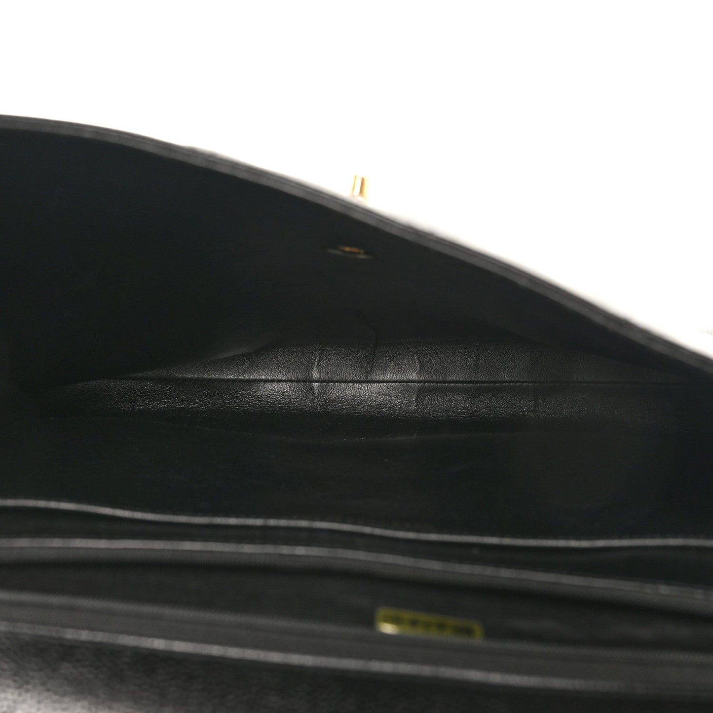 Caviar Quilted Briefcase Laptop Bag Black