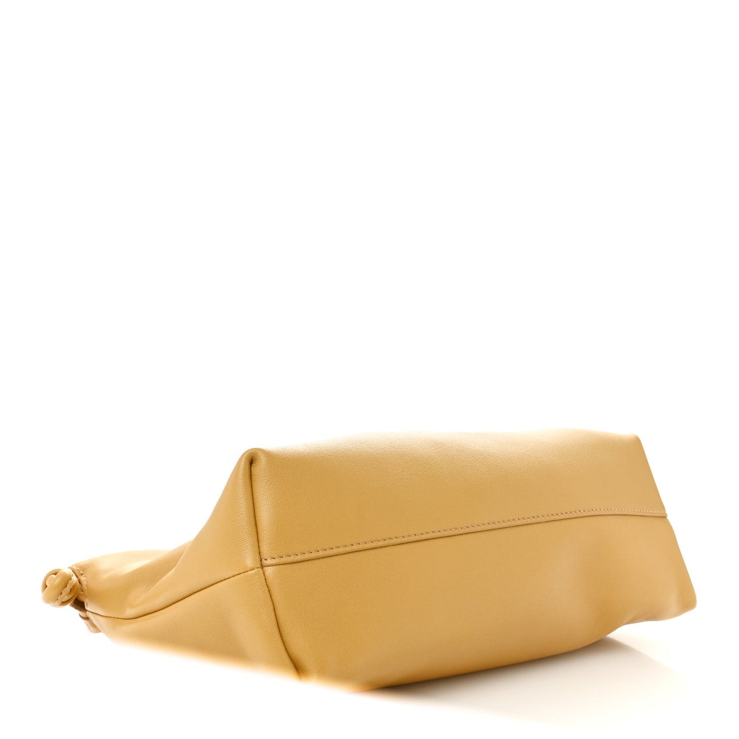 Mellow Nappa Donut Medium Chain Flamenco Knot Clutch Sahara