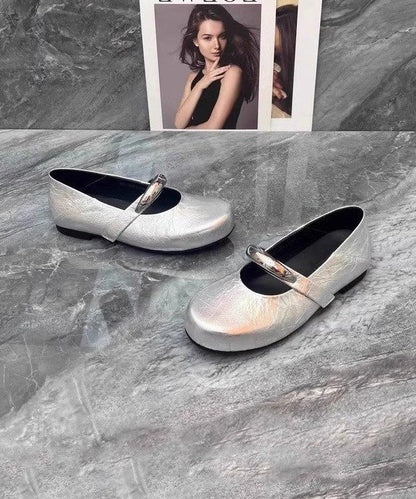 Beautiful Splicing Comfy Flat Shoes Black Faux Leather