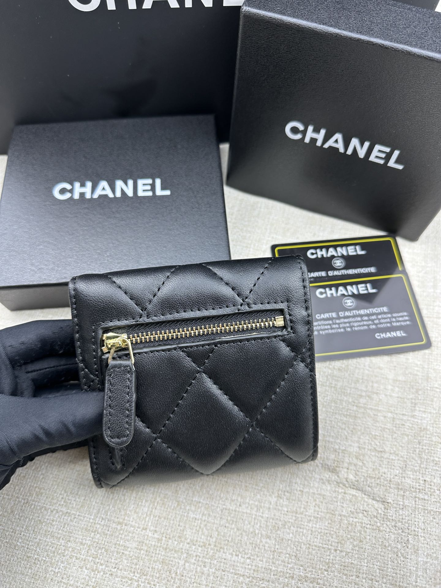 Chanel 19 Small Flap Wallet