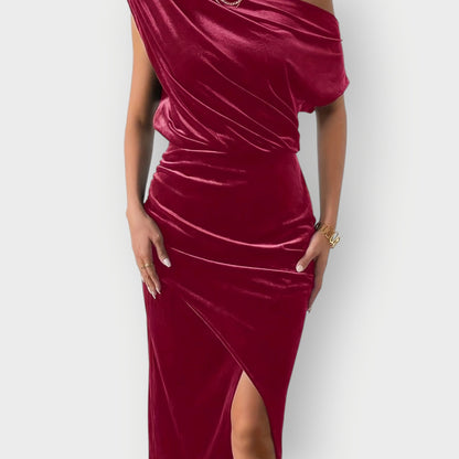 Carrie™ | Off-Shoulder Midi Dress