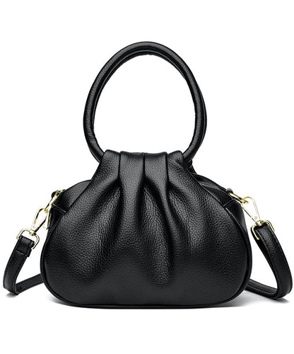 DIY Mulberry Solid Durable Faux Leather Tote Handbag